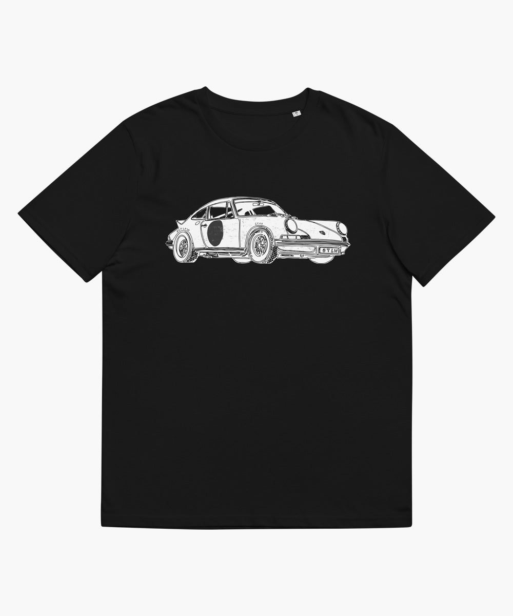 Black 911 Drive TShirt, Women's Classic Porsche Aircooled Apparel