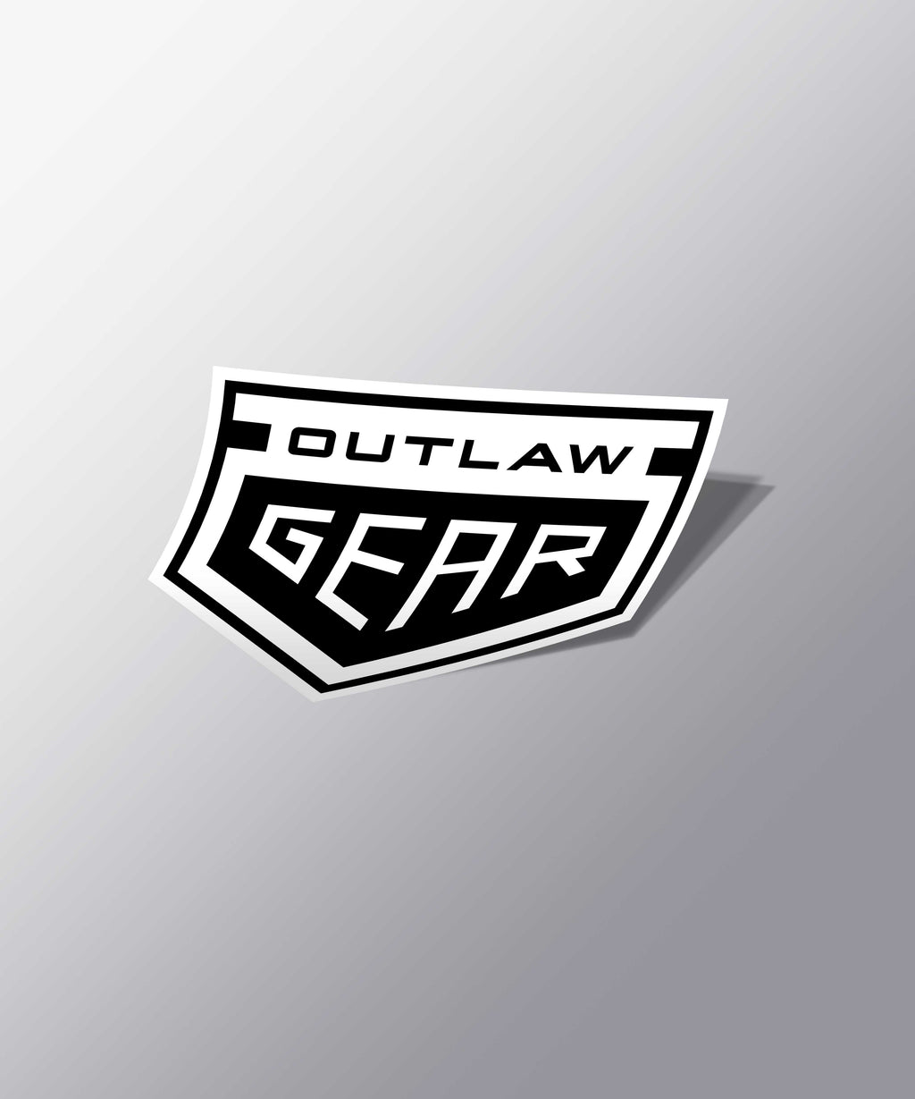 outlaw gear OG Logo Sticky Back Decal