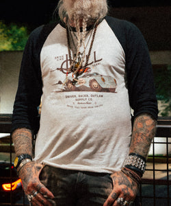 Drive Like Hell Yeah Baseball Tee