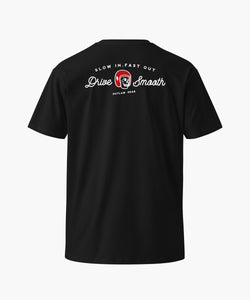 Drive Smooth Stitched Front Tee - Black