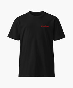 Drive Smooth Stitched Front Tee - Black