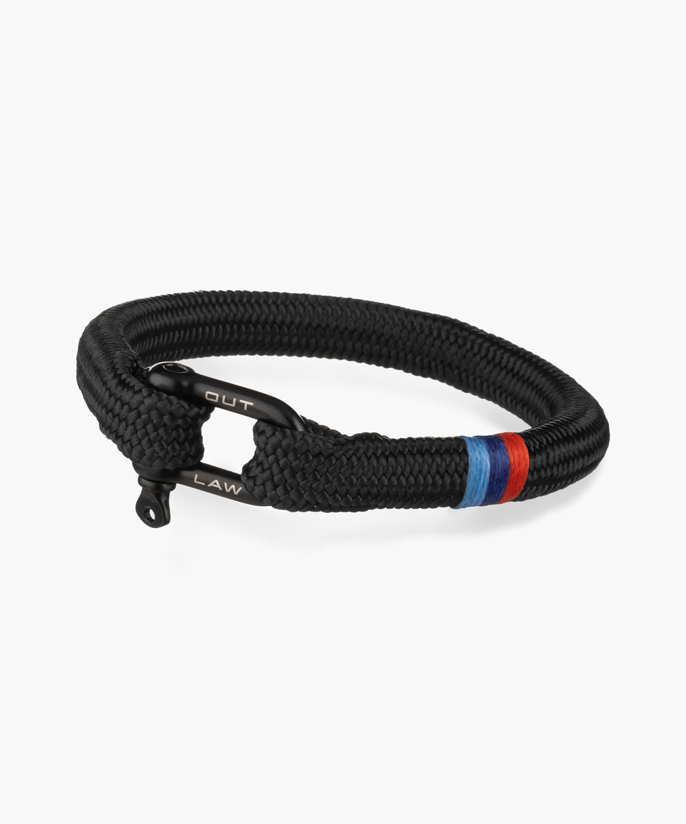 Black M-Sport Inspired Rope Bracelet Racing Gifts For Men Outlaw Gear ...