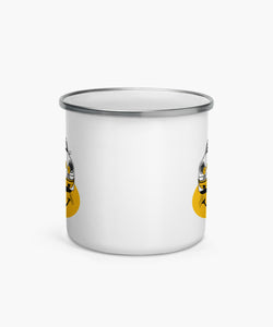 Happy St Enamel Mug