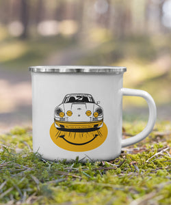 Happy St Enamel Mug