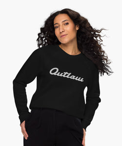 Outlaw Script Embroidered Sweatshirt