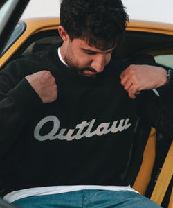 Outlaw Script Knitted Sweater