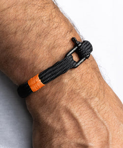 Orange hot sale mens bracelet