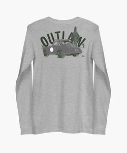 356 Porsche Desert Outlaw Grey Longsleeve Tee