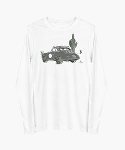 356 Porsche Desert Outlaw White & Grey Longsleeve Shirt