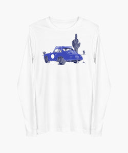 356 Porsche Desert Outlaw White Longsleeve Premium Shirt