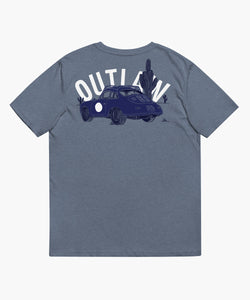 356 Porsche Desert Outlaw Blue Heather T-Shirt