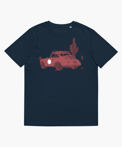 356 Desert Outlaw Navy & Polyantha Red T-Shirt