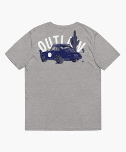 356 Porsche Desert Outlaw Grey & Blue Premium T-Shirt