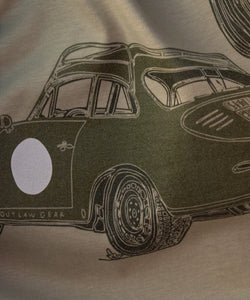 356 Porsche Desert Outlaw Sage Green Organic Cotton T-Shirt