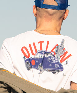 356 Desert Outlaw White T-Shirt Unique Gifts For Porsche Lover