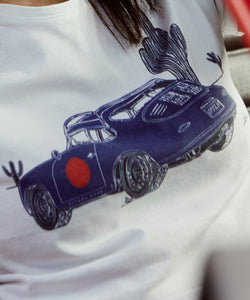 Womens Desert Outlaw White T-Shirt