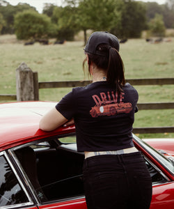 Porsche 911 Drive Red Crop Top