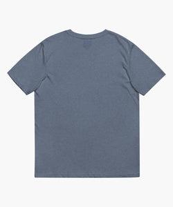 Mobil Fun Organic Cotton Heather Blue Cotton T-Shirt 