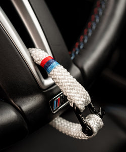 M-Sport Inspired Rope Bracelet With Black Outlaw Steel D Shackle