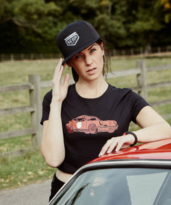 Black Trucker Cap With White OG Embroidered Logo Snap Back