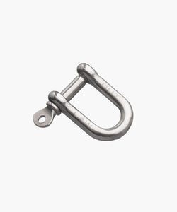 Outlaw Gear Steel Silver D Shackle With Ghosted Engraving